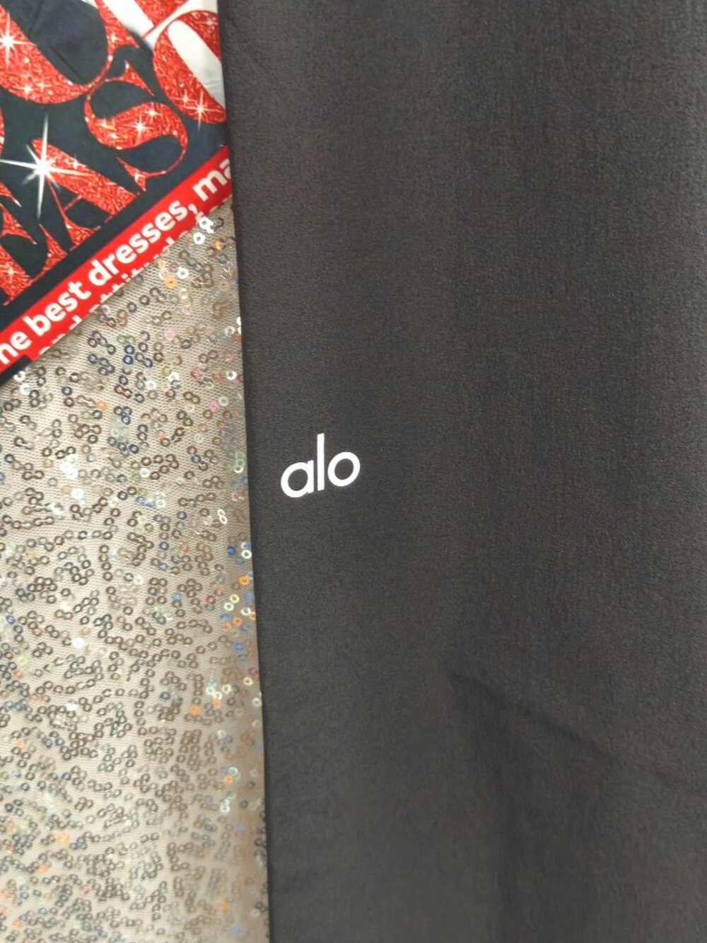 NWT Alo Yoga Black Suit Up Trouser 🥨 Women's Regular 30" Inseam Daily Pants 💗 - Picture 4 of 7